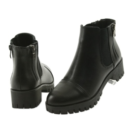 M.Daszyński Daszyński MR1813 bottes d'hiver pour femmes le noir 4