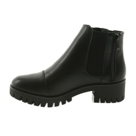 M.Daszyński Daszyński MR1813 bottes d'hiver pour femmes le noir 2