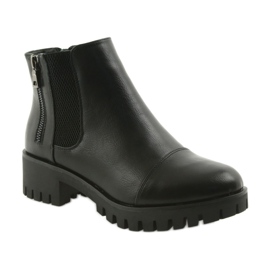 M.Daszyński Daszyński MR1813 bottes d'hiver pour femmes le noir 1