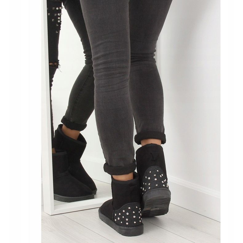 Bottes de neige pour femmes noires M297 Black le noir 1