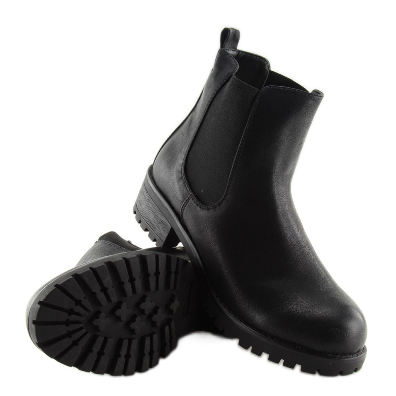 Bottines Jodhpur noires 945-PA Noir le noir 1
