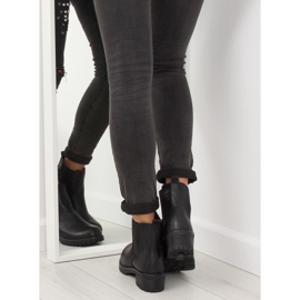 Bottines Jodhpur noires 945-PA Noir le noir 2