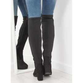 Bottines à talons noires 0-278 Noir le noir 2