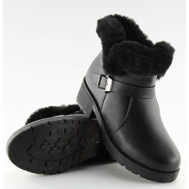 Noir Bottes noires pour femmes SJ1820-1 Noir le noir 2