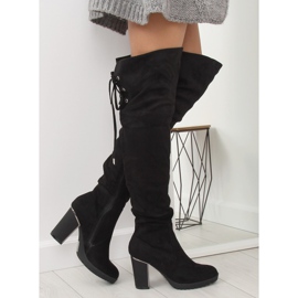 Bottines noires à talons 1137-GG Noir 2