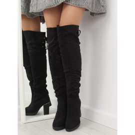 Bottines noires à talons 1137-GG Noir le noir 1