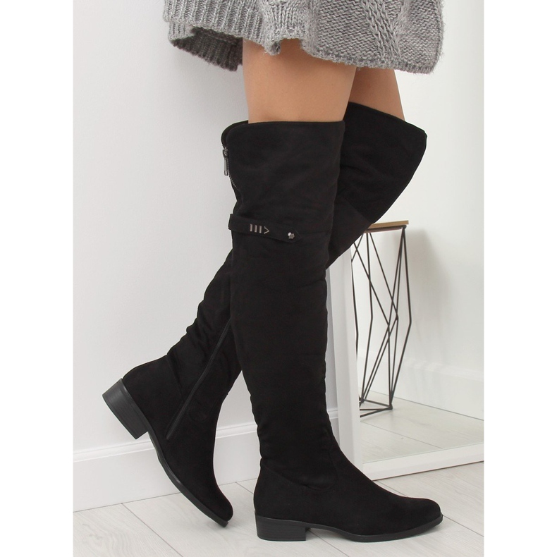 Bottes Mousquetaires Noires 7531-PG Noir 2