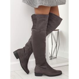 Bottes de mousquetaire grises 7531-PG Gris 2 Bottes de mousquetaire grises 7531-PG Gris 2