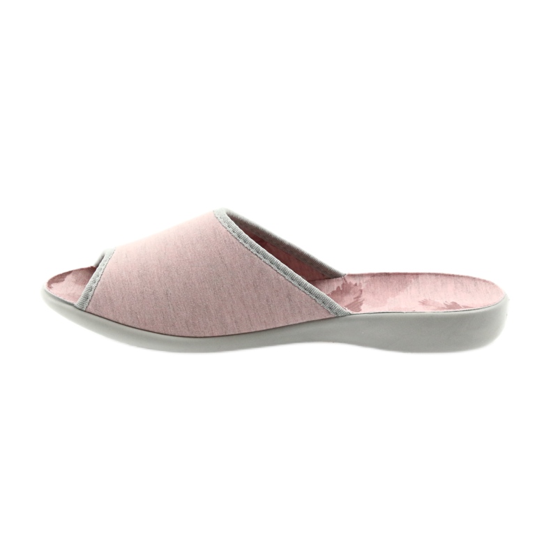 Chaussures femme Befado 254D098 pantoufles gris rose 2 Chaussures femme Befado 254D098 pantoufles gris rose 2