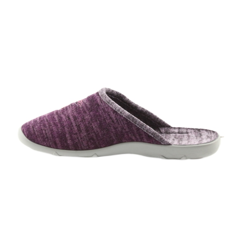 Chaussures femme Befado 235d152 pantoufles violet 2