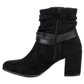 Nio Nio Bottines en daim noir le noir 5