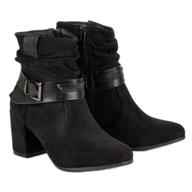 Nio Nio Bottines en daim noir le noir 1