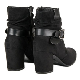 Nio Nio Bottines en daim noir le noir 6