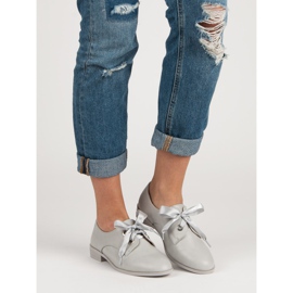 Tina&Co Richelieus noués gris 2 Tina&Co Richelieus noués gris 2