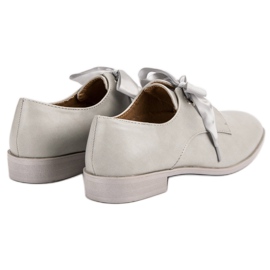 Tina&Co Richelieus noués gris 1 Tina&Co Richelieus noués gris 1