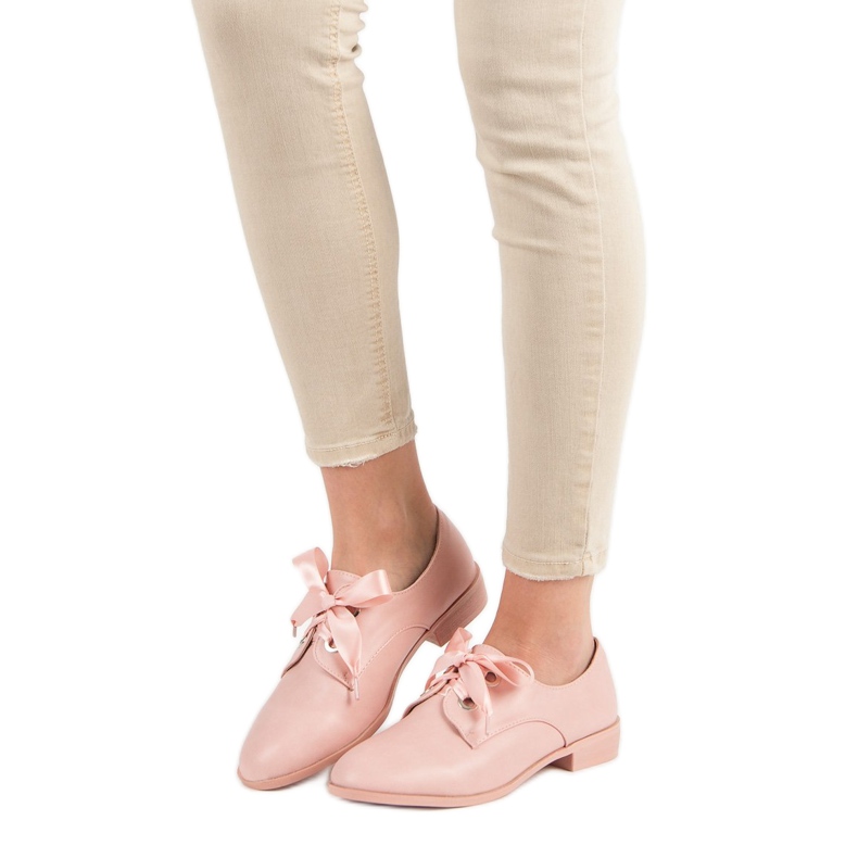 Tina&Co Richelieus noués rose 2