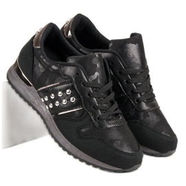 Chaussures de sport à la mode le noir gris 1