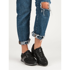 Chaussures de sport à la mode noir gris 2