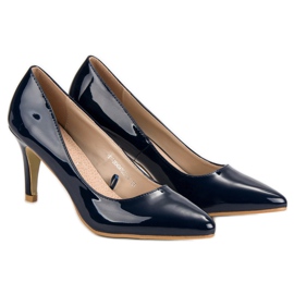 Escarpins VINCEZA bleu marine 1