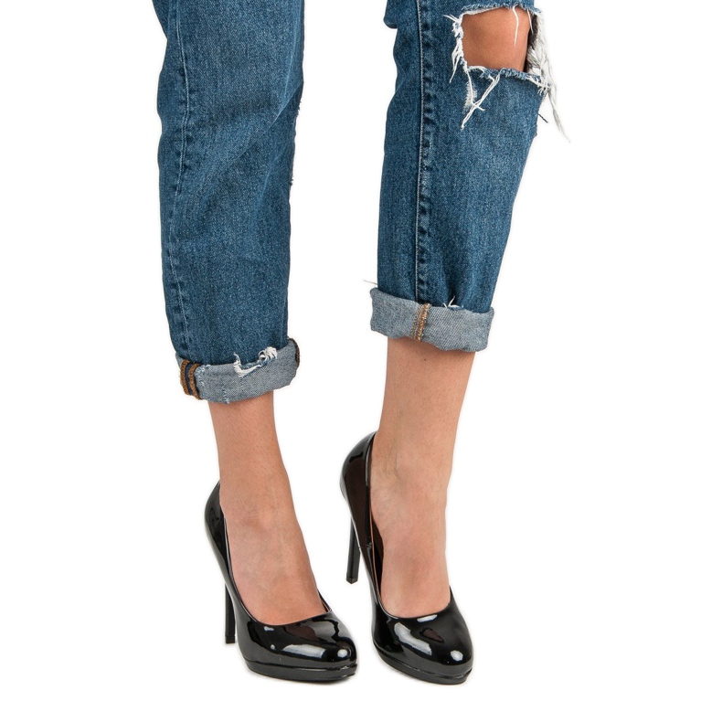 Seastar Escarpins laqués sexy le noir 2