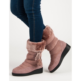 Seastar Bottes de neige poudreuse rose 2