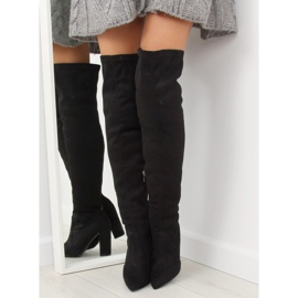 Noir SY47 Bottines noires à talons le noir 1