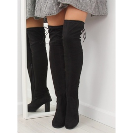 Bottines noires à talons PE207P noir le noir 1