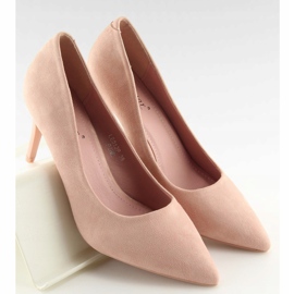 Escarpins confortables sur une épingle rose LE012P Rose 1
