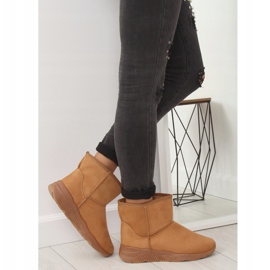 Bottes de neige femme camel D009 Camel brun 4
