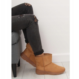 Bottes de neige femme camel D009 Camel brun 2
