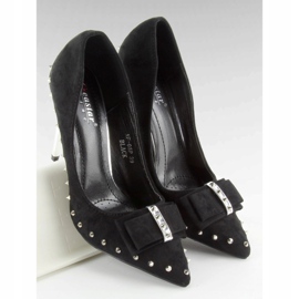 Noir nf-05p Épingles noires avec clous et un arc 2