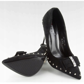 Noir nf-05p Épingles noires avec clous et un arc le noir 3