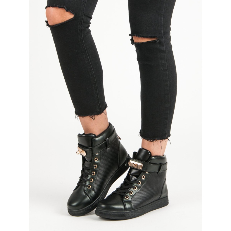 Baskets noires le noir 1