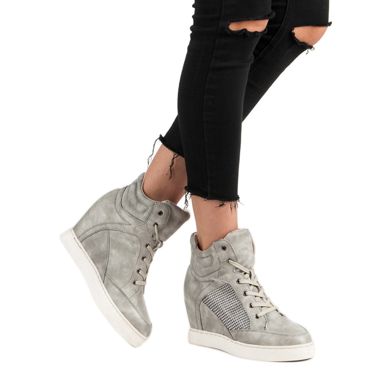 Mazzoni Baskets grises 1