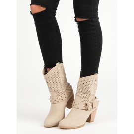 Mazzoni Bottes ajourées brun 6
