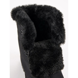 Trappeurs noirs avec fourrure 1