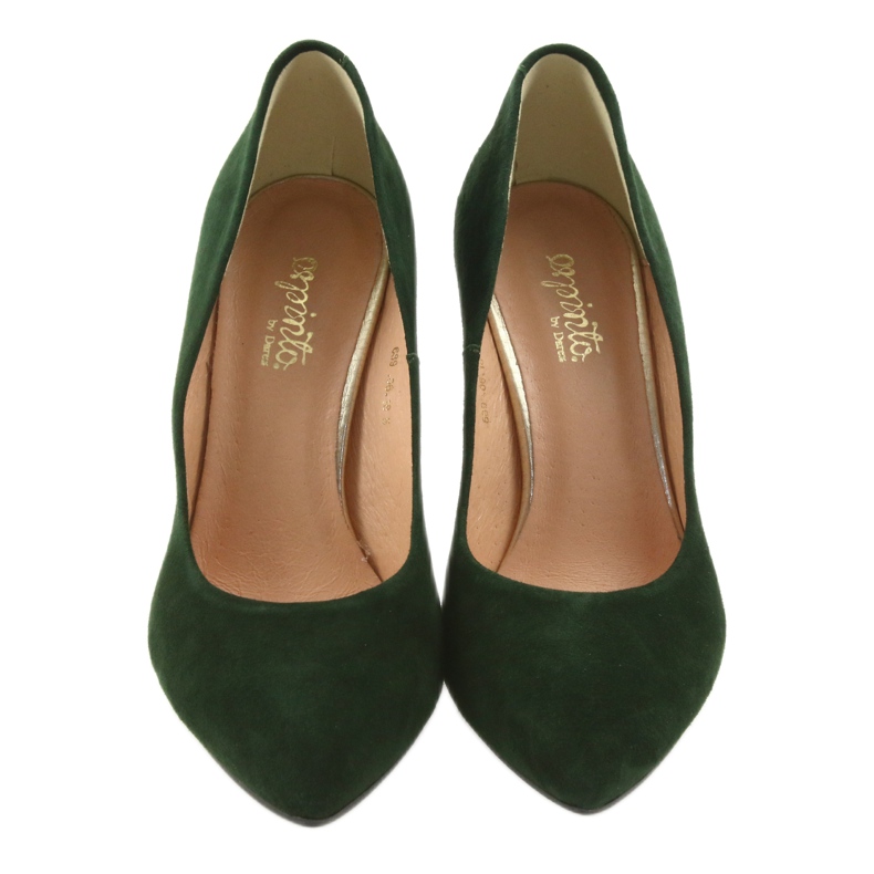 Escarpins verts sur le poteau Espinto 689 3