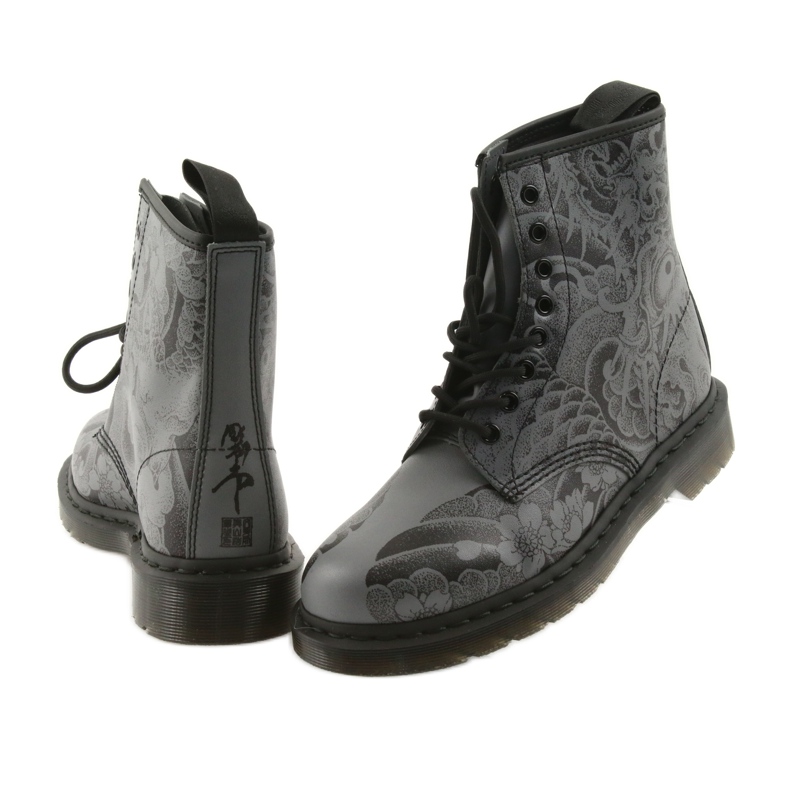 Dr. Martens 1460 OT NOIR gris 5