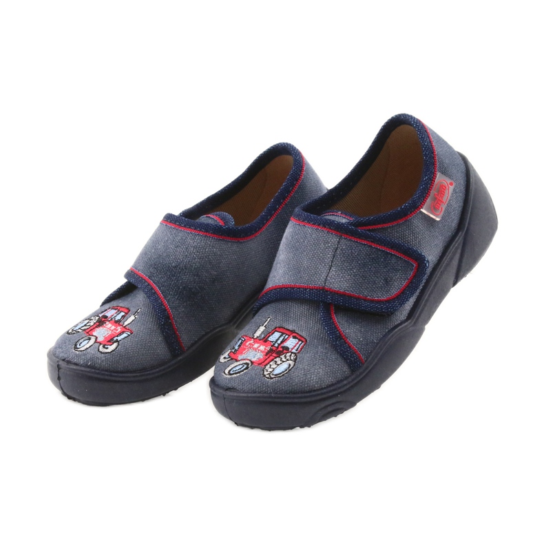 Chaussures enfant Befado 551P001 bleu rouge bleu marine 3