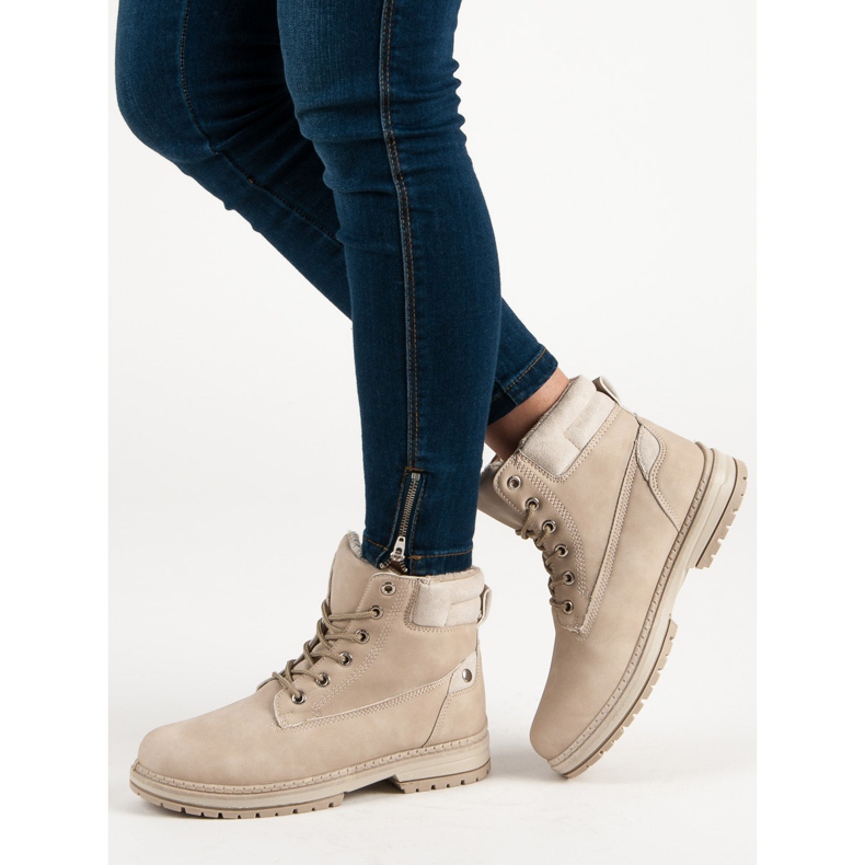 Juliet Bottes de randonnée chaudes brun 2