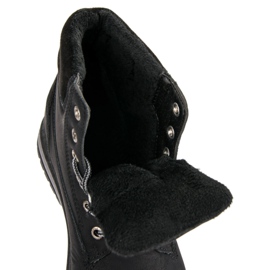 Juliet Bottes de randonnée chaudes le noir 1