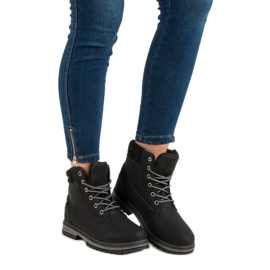 Juliet Bottes de randonnée chaudes le noir 2