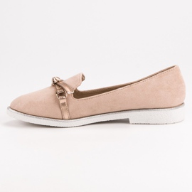 Emaks Mocassins en daim rose 6