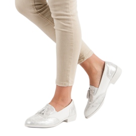 Tina&Co Mocassins à franges gris 2 Tina&Co Mocassins à franges gris 2