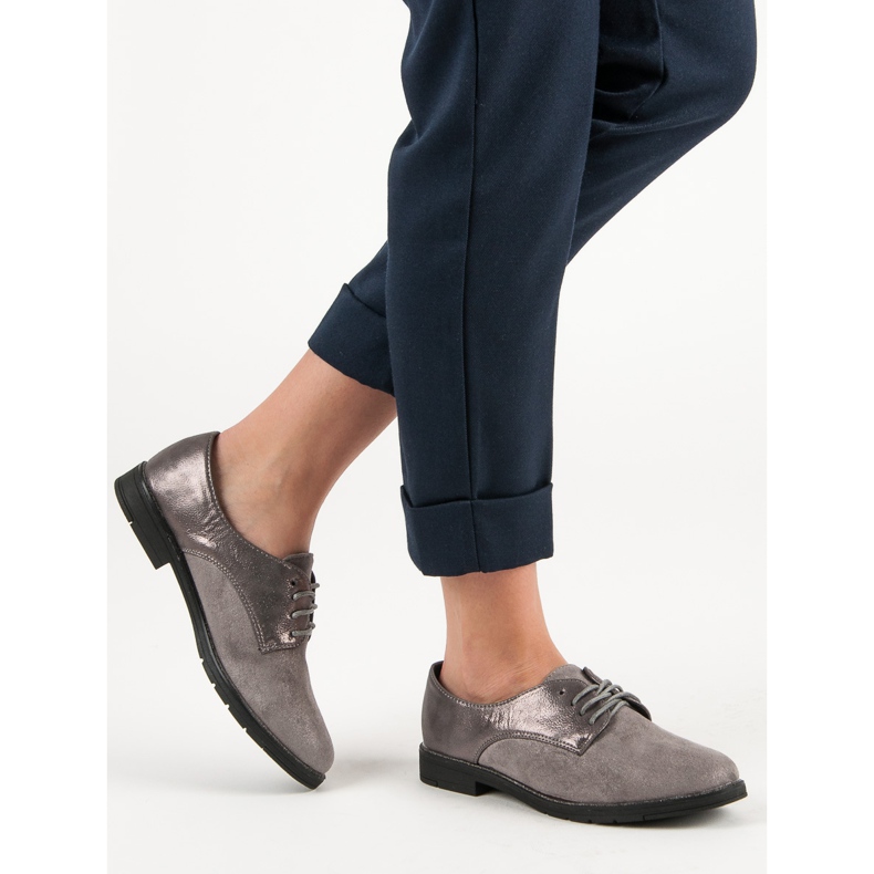 Bestelle Chaussures grises jaune 2