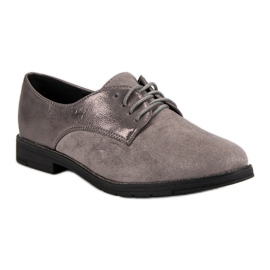 Bestelle Chaussures grises jaune 3