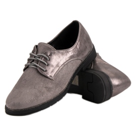 Bestelle Chaussures grises jaune 5