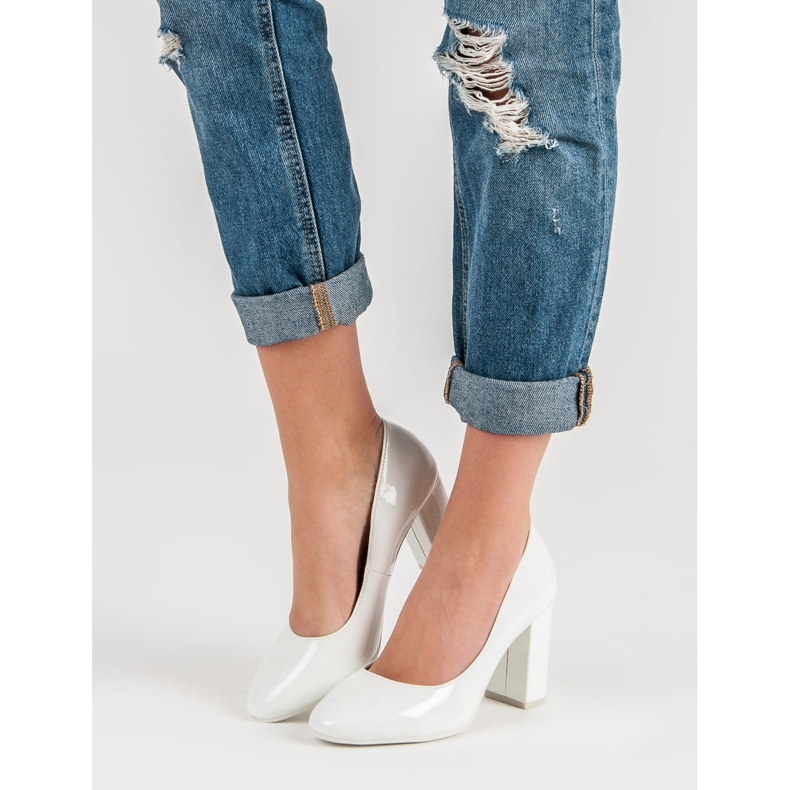 Seastar Escarpins laqués blancs blanche 1