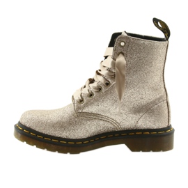 Dr. Martens 1460 PASCAL PAILLETÉ OR PÂLE doré 2