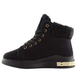 Baskets isolées noires W19-25 Noir le noir 3